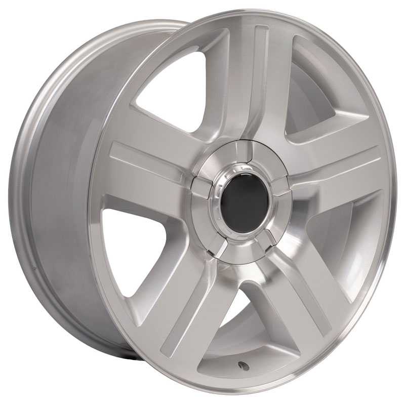 22x9 Chevrolet CV84 Texas Wheel Machined Silver MID - 9451365