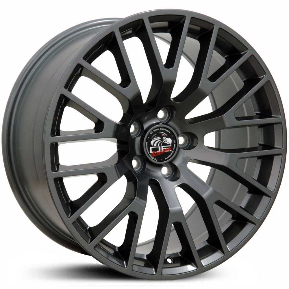 Fits Ford Mustang GT Style (FR19)  Wheels Gunmetal