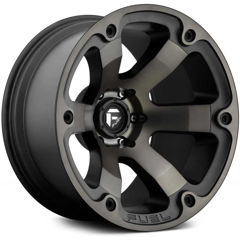 Fuel D564 Beast  Wheels Matte Black & Machined