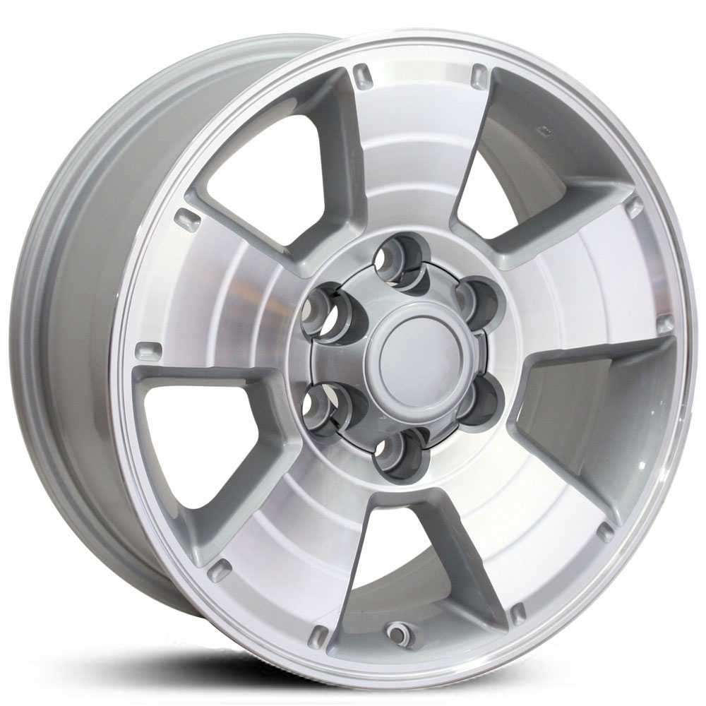17x7.5 Toyota 4Runner (TY09) Replica Silver Machined Face MID - 9472167