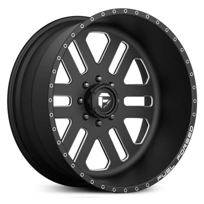 Fuel Forged FF08 Forged  Wheels Black Milled