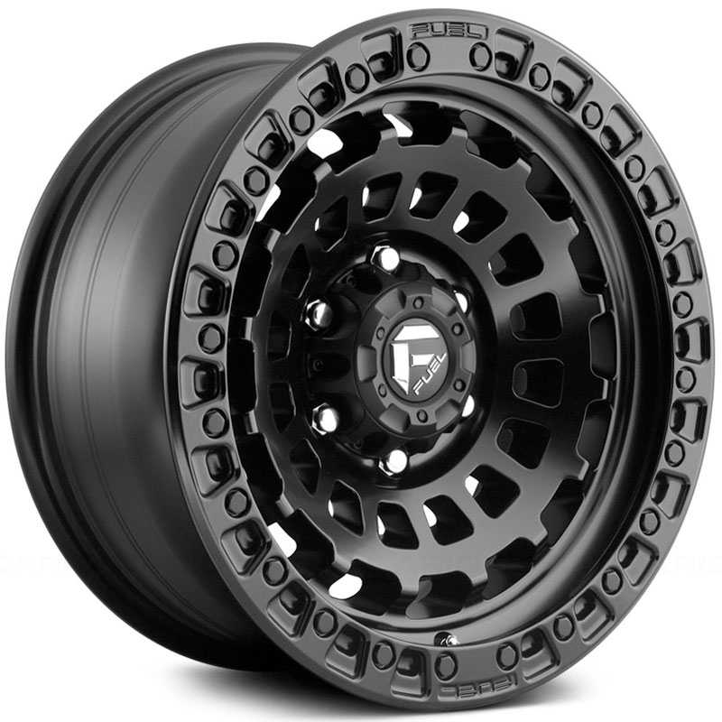 Fuel D633 Zephyr  Wheels Matte Black