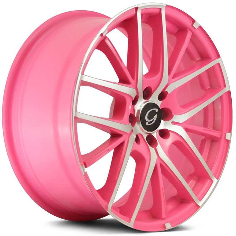 G-Line Alloys G0029  Wheels Gloss Pink Machined Face