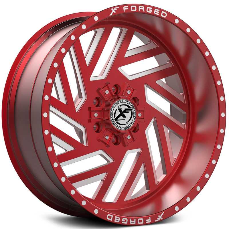 XF Offroad Forged XFX-304 Red Milled
