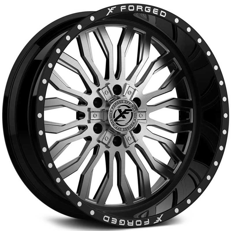 XF Offroad Forged XFX-305  Wheels Gloss Black w/ Brushed Face