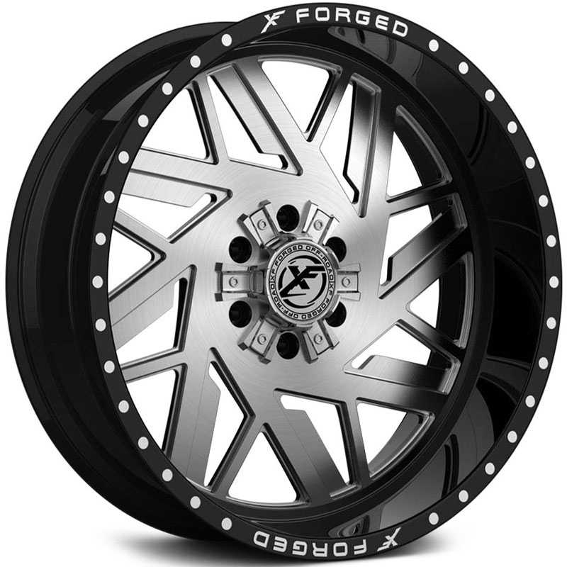 XF Offroad Forged XFX-306 Gloss Black w/ Brushed Face