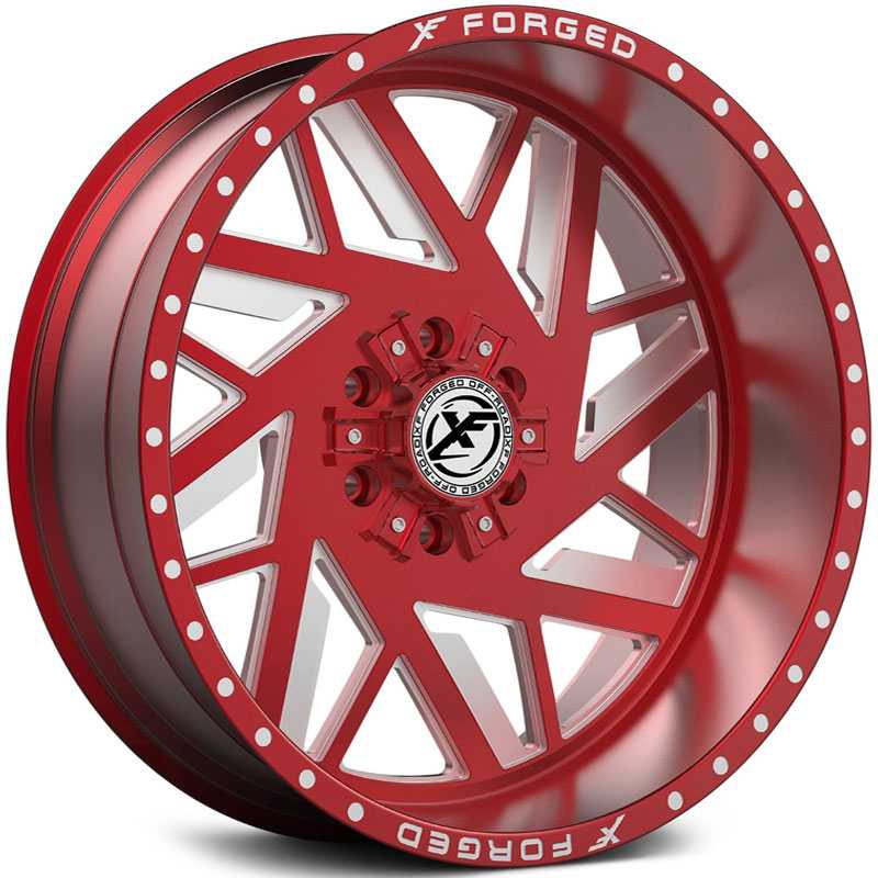 XF Offroad Forged XFX-306 Red Milled