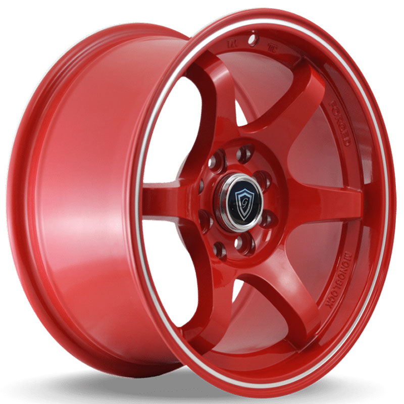G-Line Alloys G6011 Red Machined Lip