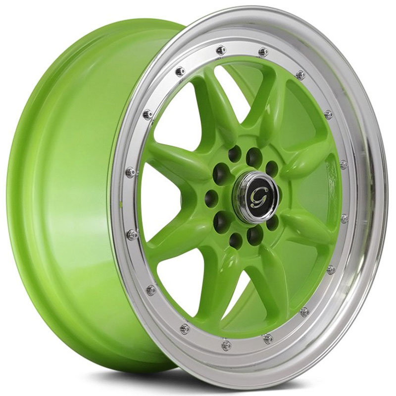 G-Line Alloys G8006 Green with Machined Lip