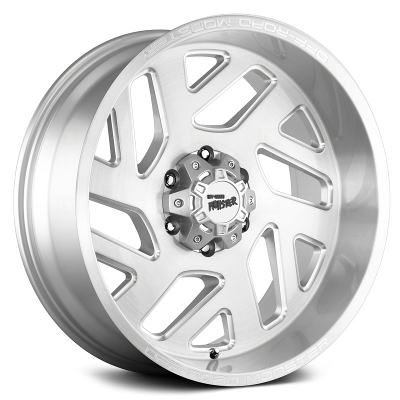Off-Road Monster M19  Wheels Brushed Silver