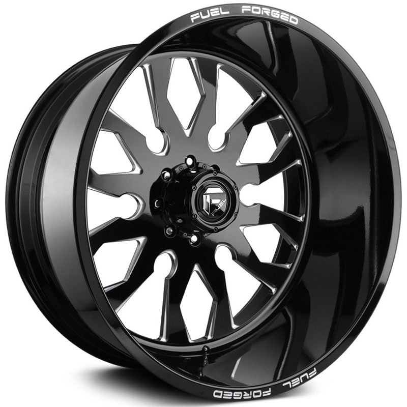 Fuel Forged FF37  Wheels Gloss Black Milled