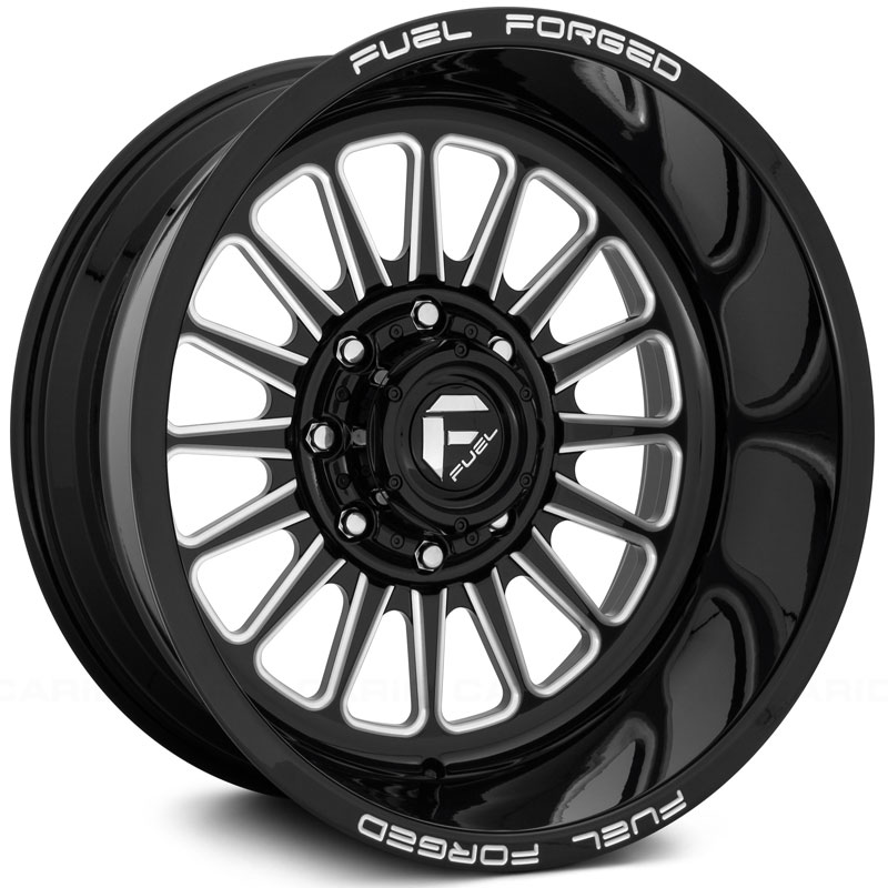 Fuel Forged FF75  Wheels Gloss Black Milled