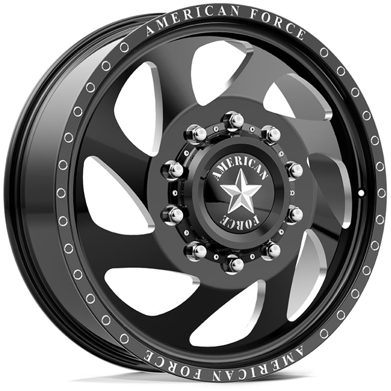 American Force Dually DB05 Slab  Wheels Black Front