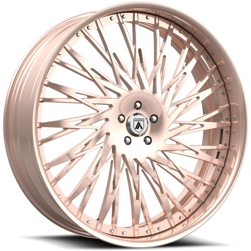 Asanti FS14 3PC  Wheels Rose Gold